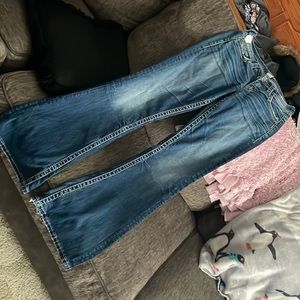 Juniors Women Silvers jeans size 28 long excellent condition